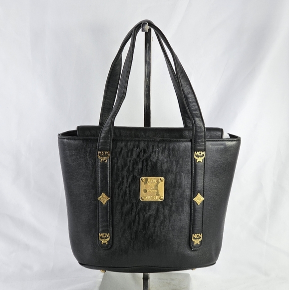 MCM Leather Tote Bag